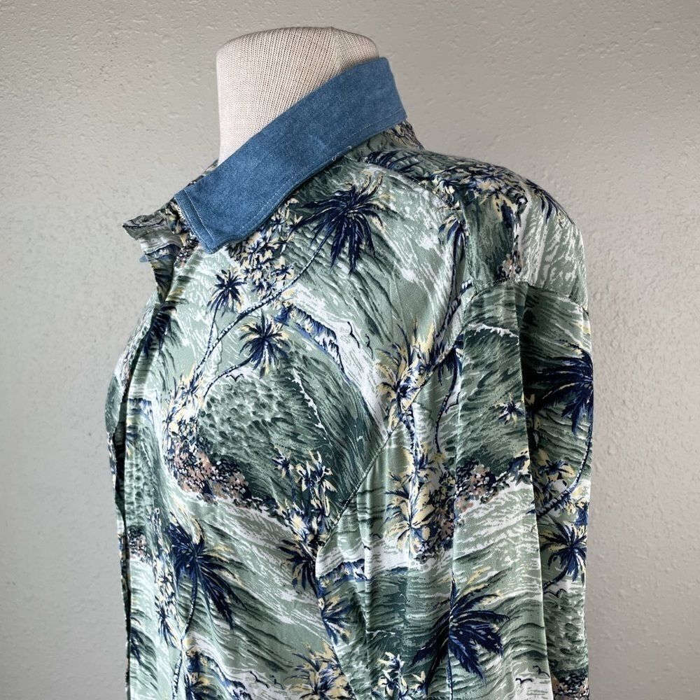 Capacity Palm Tree Shirt & Matching Shorts EUC - Picture 5 of 11